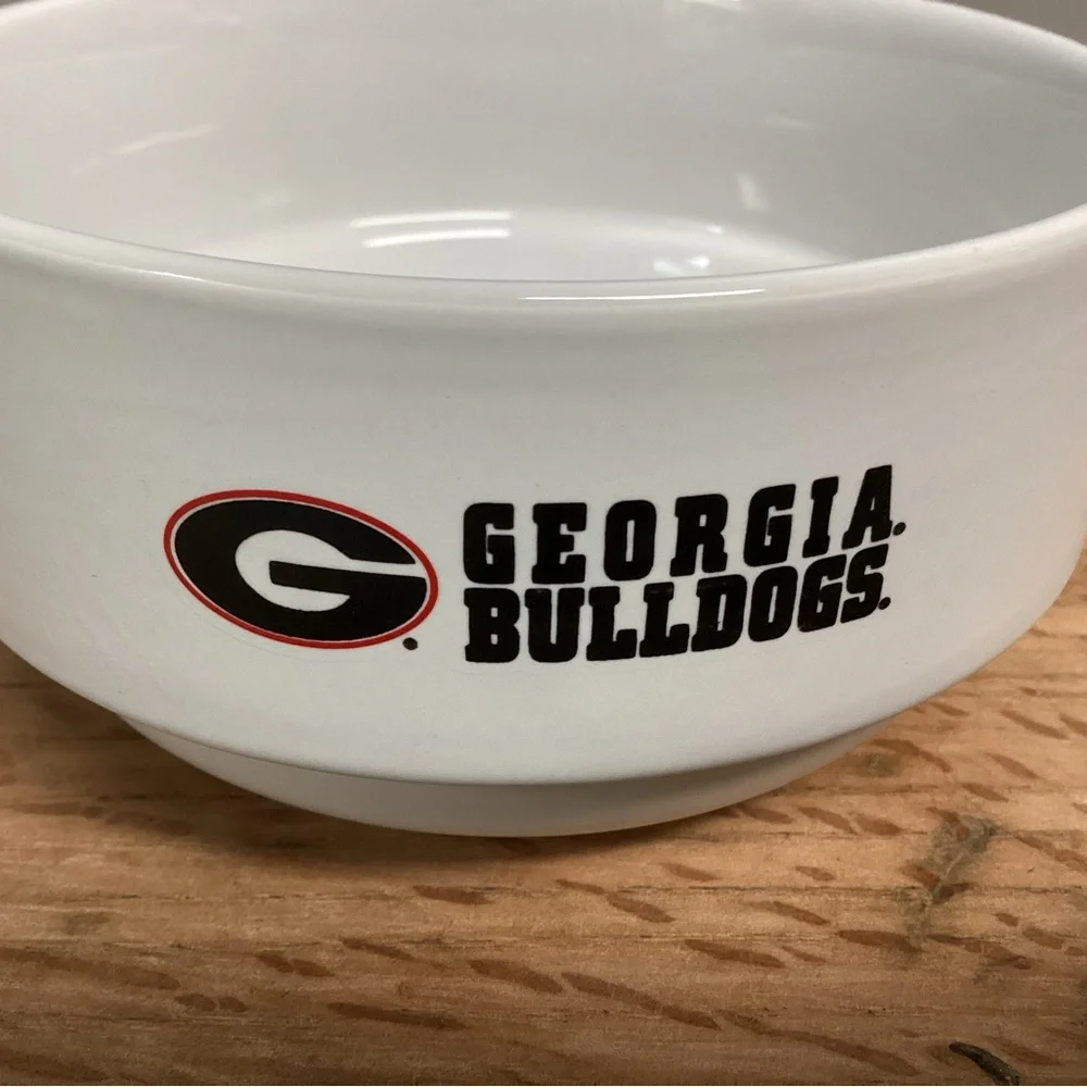 ⚫️ Georgia Bulldogs - Dog / Cat Food or Water Bowl - Like New Condition - Nice